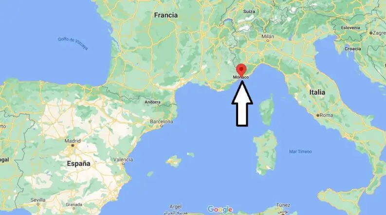 donde esta Monaco en el mapa- viajar a la costa azul